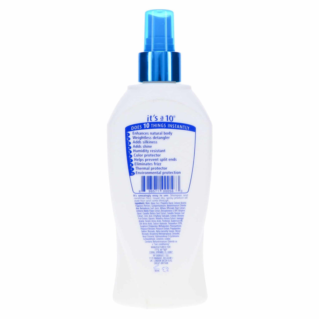 it's a 10 Volumizing Miracle Leave-In Lite