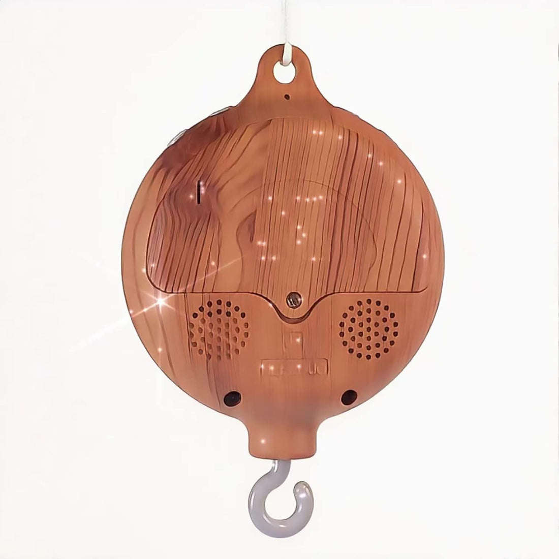 HLEEDUO 23 in Baby Mobile arm with 12 Lullabies Music Box,Crib Mobile arm with Cloth Cover,Mobile Holder for Crib-White