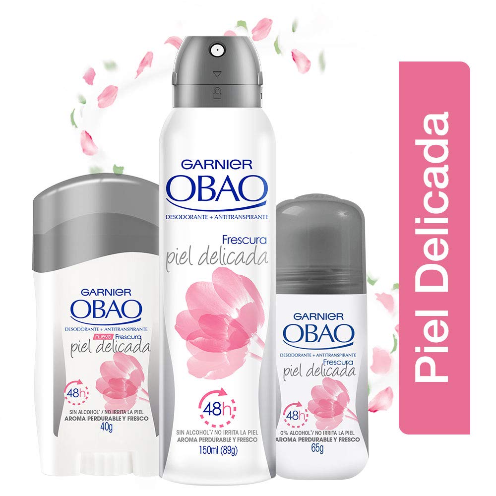Obao Roll on Antiperspirant Piel Delicada - 2.1 Oz