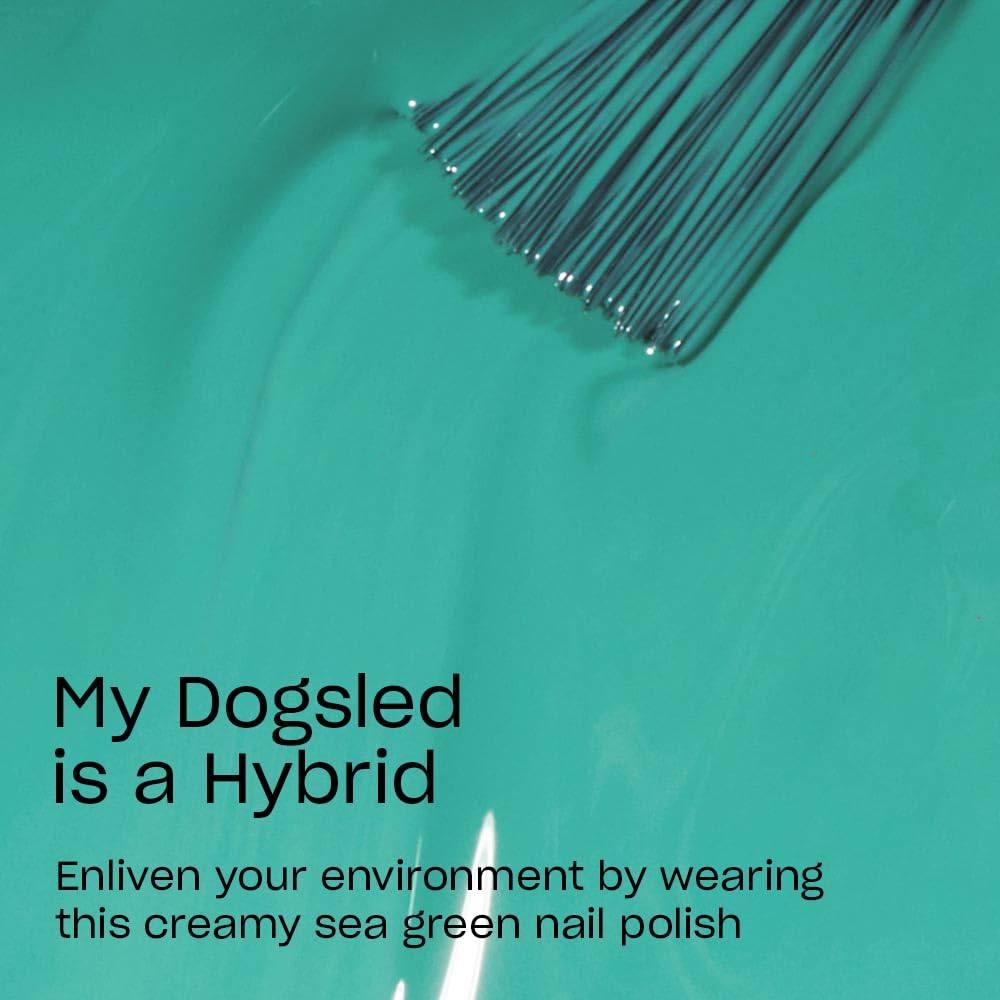 OPI Nail Lacquer My Dogsled is a Hybrid | Opaque Bright Green Crème Chip Resistant Nail Polish | Vegan, Fast Drying, Streak Free