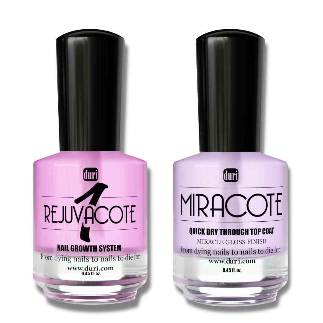 duri Rejuvacote 1, Miracote Nail Growth System Kit, 0.61 fl. Oz.