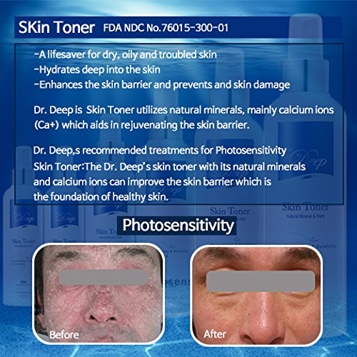 Dr.Deep Skin Toner with Natural Mineral Deep Moisturizing, Hydrating Toner