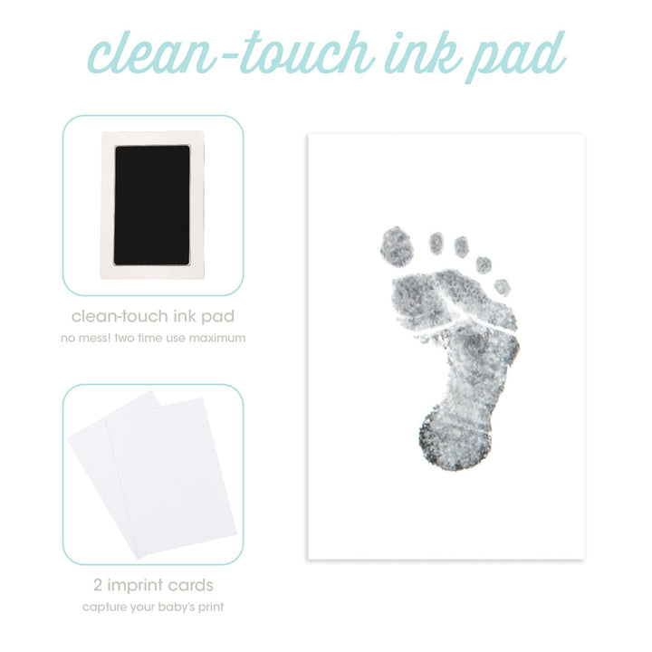 Pearhead Hello Baby First 5 Years Memory Book, Gender-Neutral Baby Keepsake for New and Expectant Parents, Pregnancy And Milestone Journal, Gray