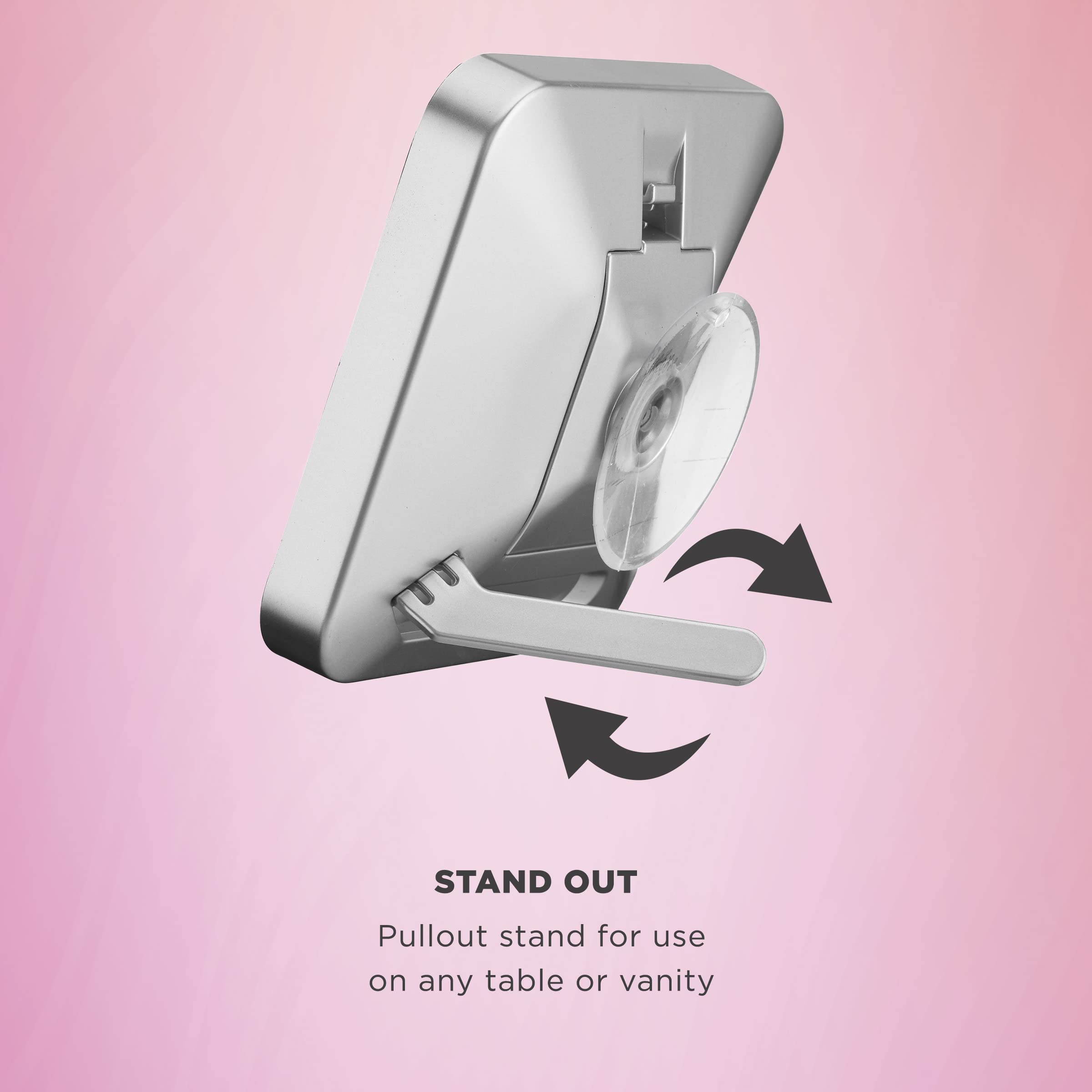 Conair Battery Operated Lighted Makeup Mirror ~ 12x Magnification Spot Mirror with LED Lighting