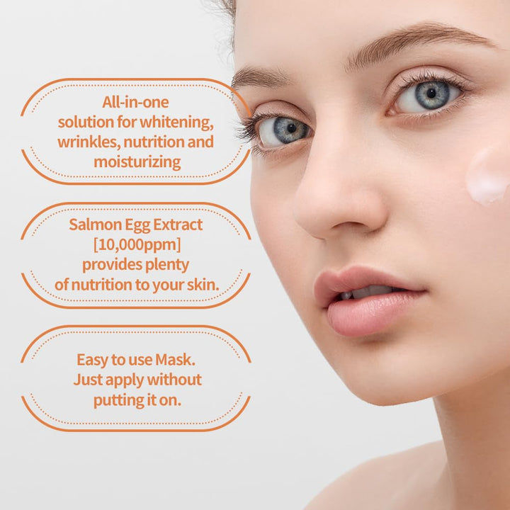 1.618 salmon firming sleeping mask. For skin condition, All in One cream. including Moisture, soothing, nutrition, moisturizing | K-beauty | 3.53oz