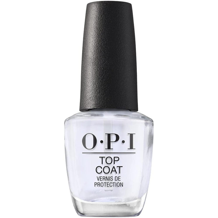 O.P.I Top Coat | 15 ml | Transparent Nail Paint with High Gloss Finish | Clear Top Coat Nail Polish | Long Lasting, Protects Against Chipping of Nail Lacquer