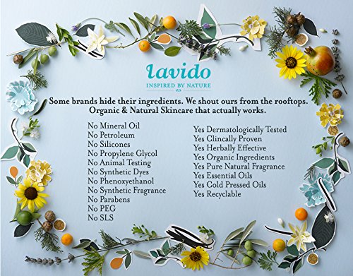 Lavido Natural Bulgarian Lavender and Avocado Oil Aromatic Body Lotion 4.05 fl. oz/120ml