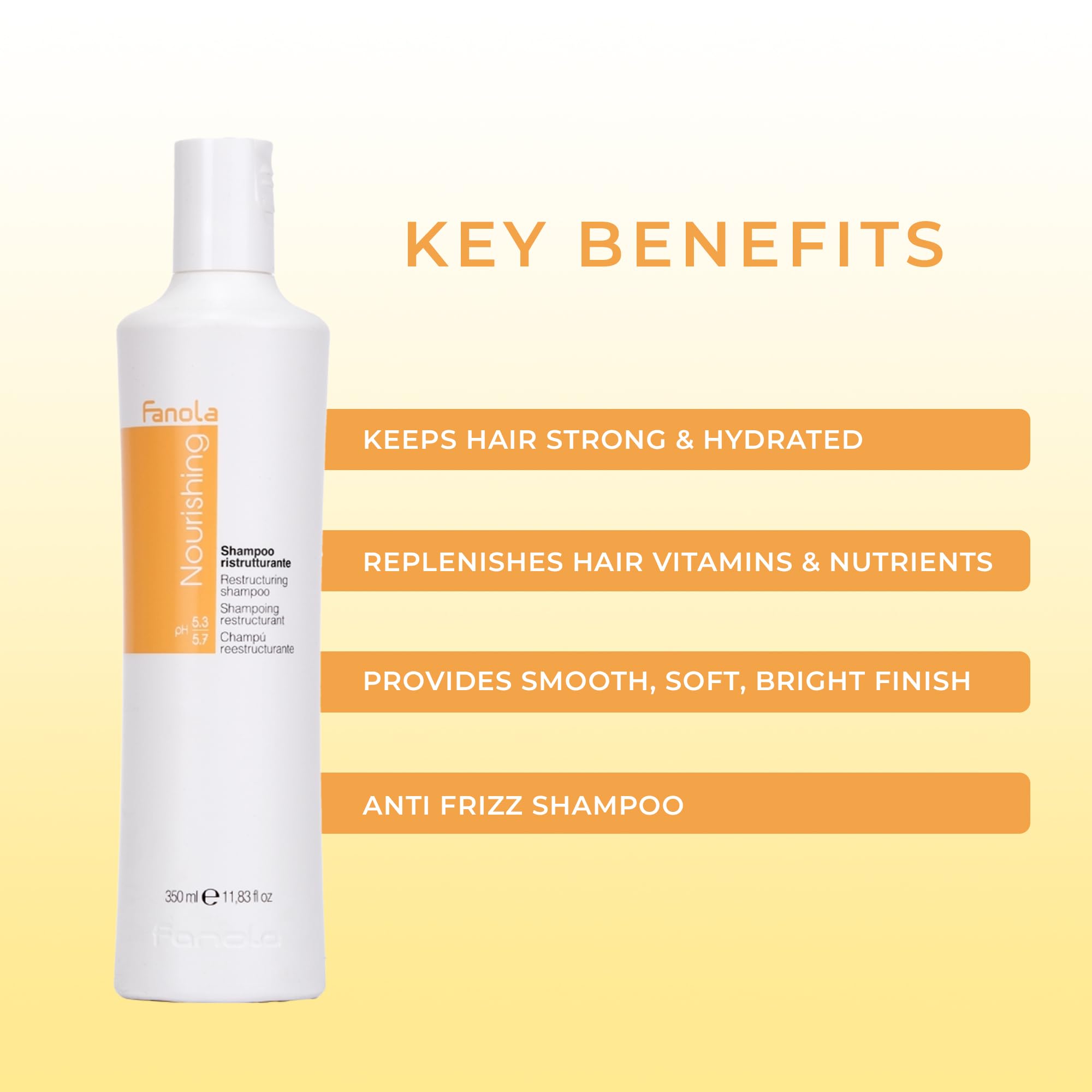 Fanola Nutri Care Restructuring Shampoo, 350 ml