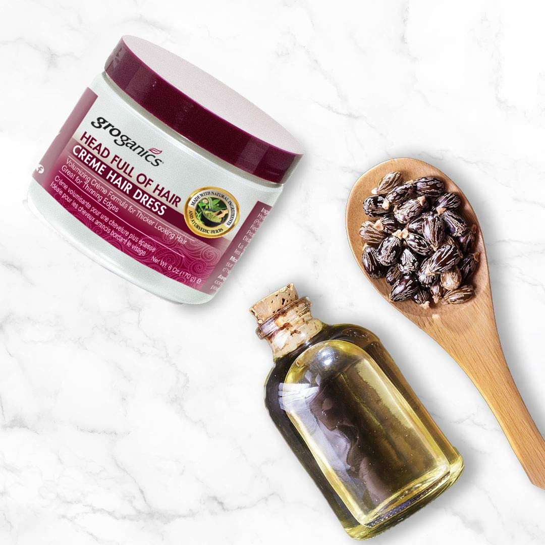 Groganics Head Full of Hair, 6 Ounce