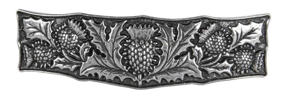 Hair Clip | Barrette | Thistle | Handmade in the USA by Oberon Design