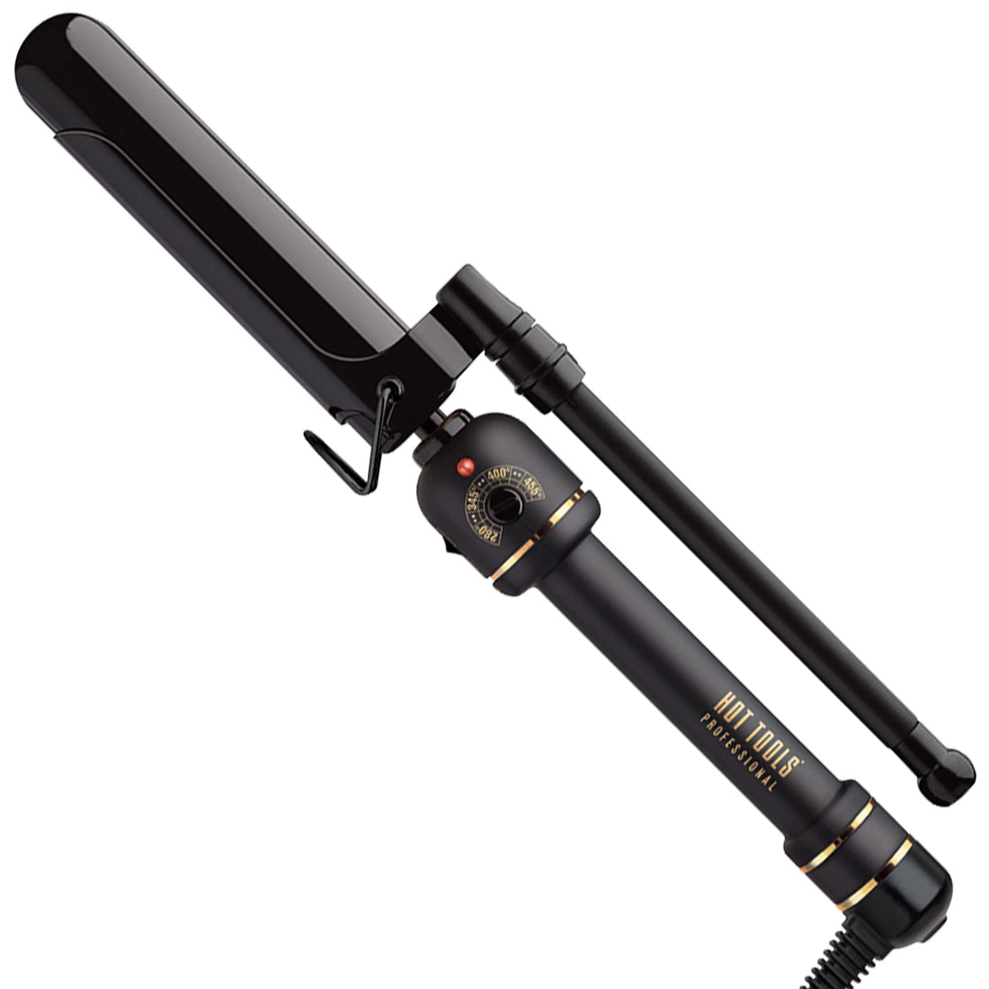 HOT TOOLS Professional Black Gold Marcel Curling Wand, 1.25 Inch