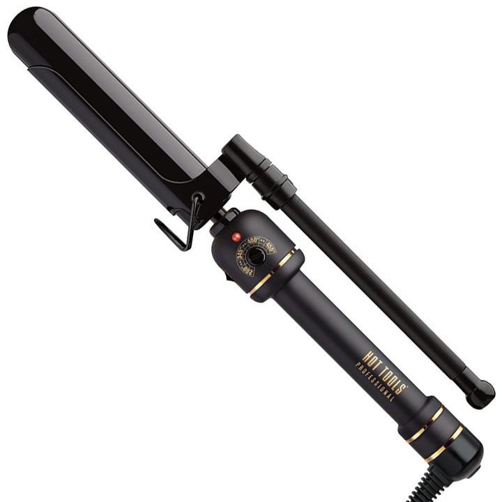 HOT TOOLS Professional Black Gold Marcel Curling Wand, 1.25 Inch