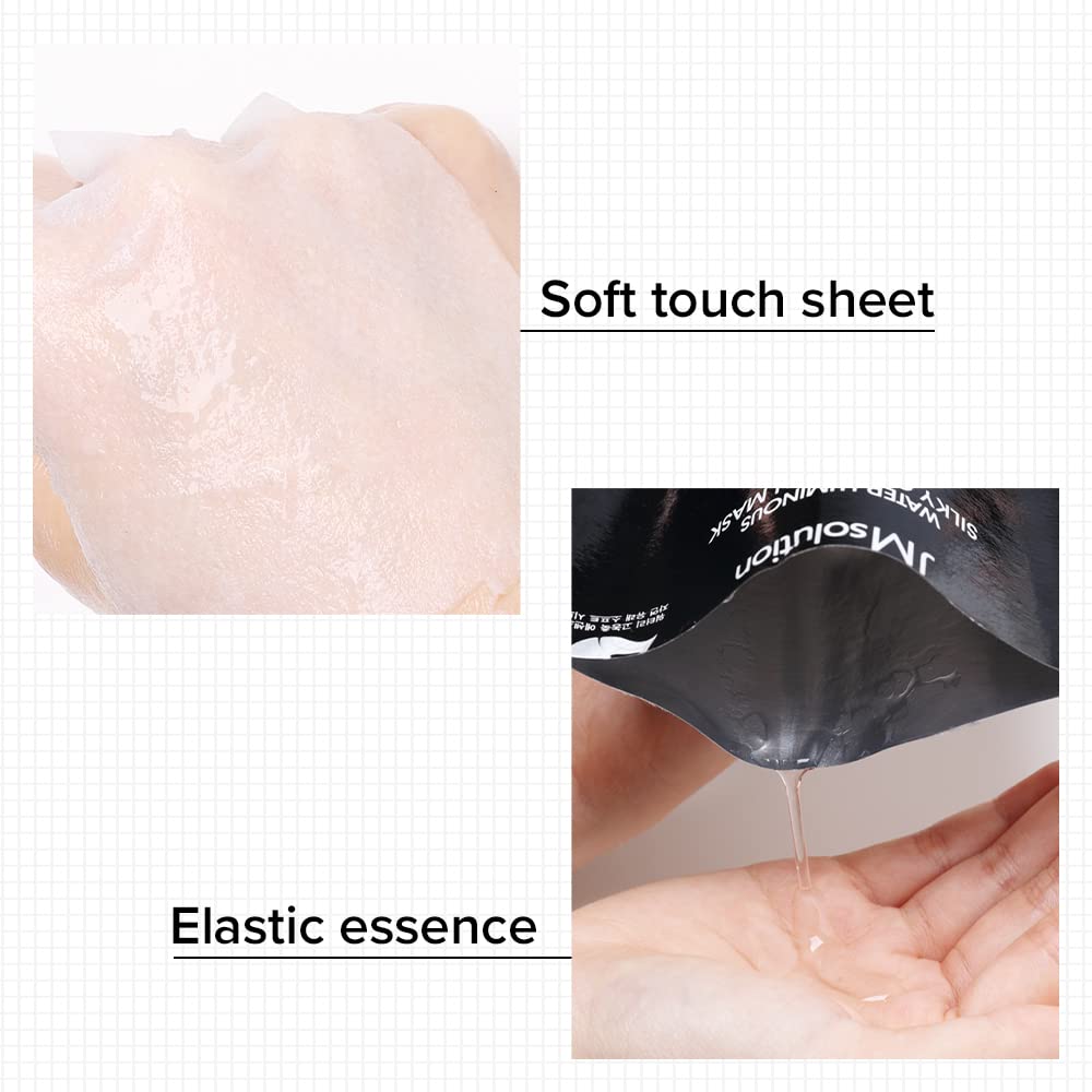 JMsolution Water Luminuous Silky Cocoon Black Mask (45g x 10pcs)