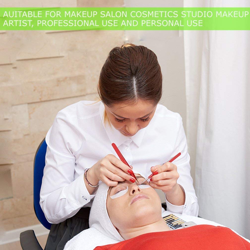 kovko Eyelash Extension Eye Pad, 100 Pairs Under Eye Pads, Lint Free Diy False Lash Extension Beauty Makeup Hydrogel Gel Eye Patches With Transparent Cosmetic Bag