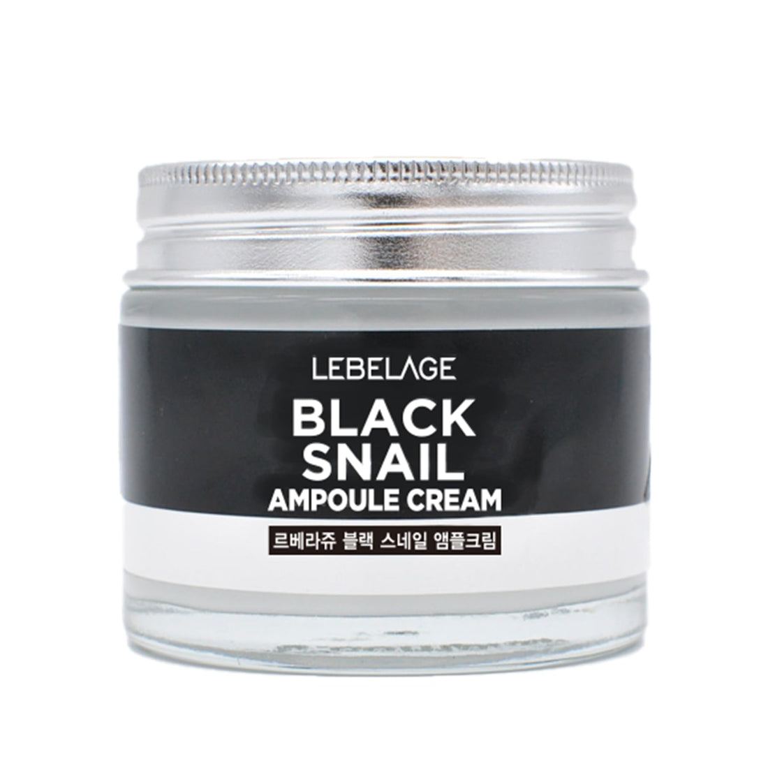 LEBELAGE Black Snail Ampoule Cream 2.36 oz (70ml) - Deep Moisturizing Anti-Aging Face Cream for Wrinkle Care & Elasticity