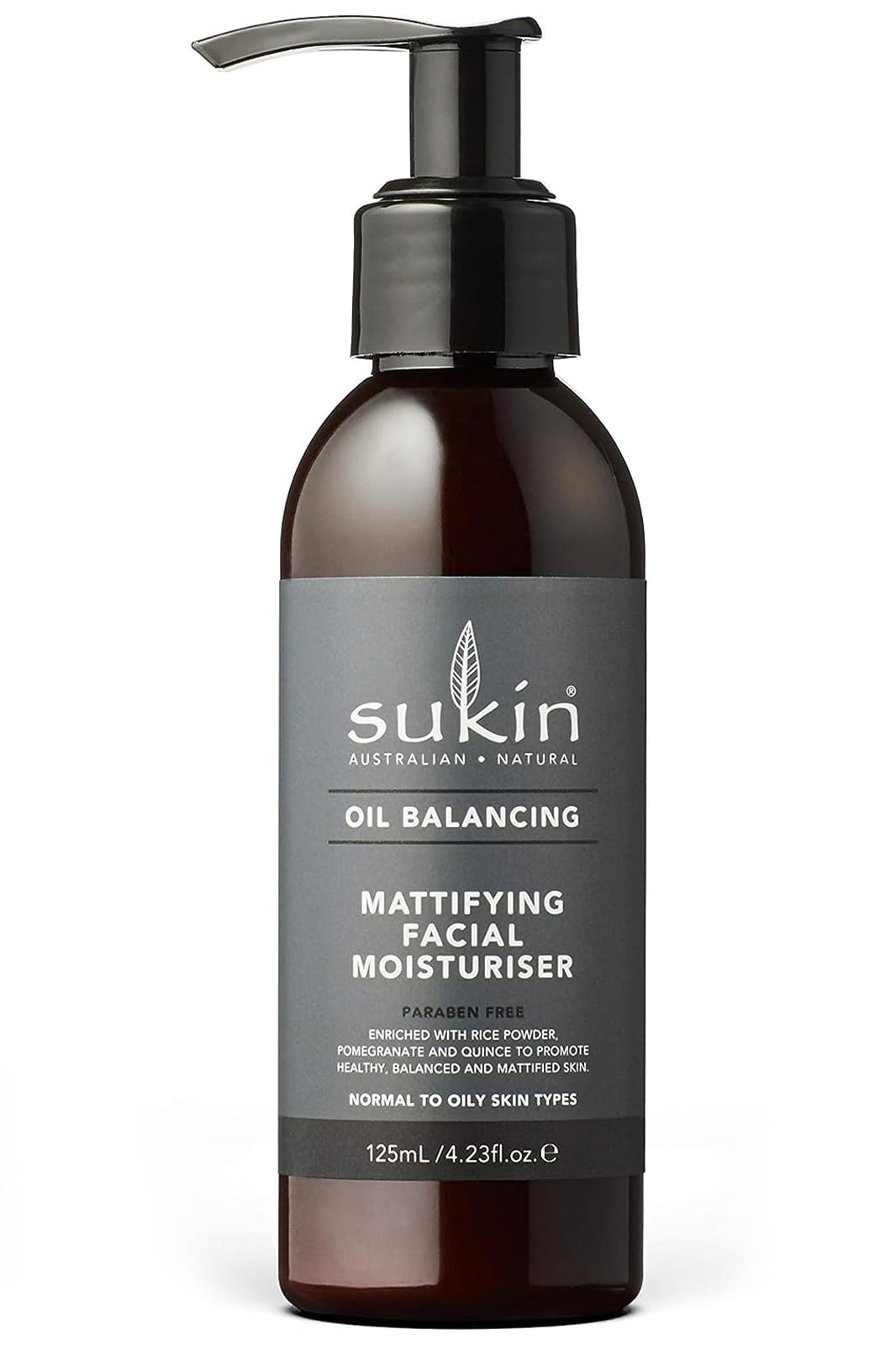 Sukin Oil Balancing Mattifying Facial Moisturiser 125ml
