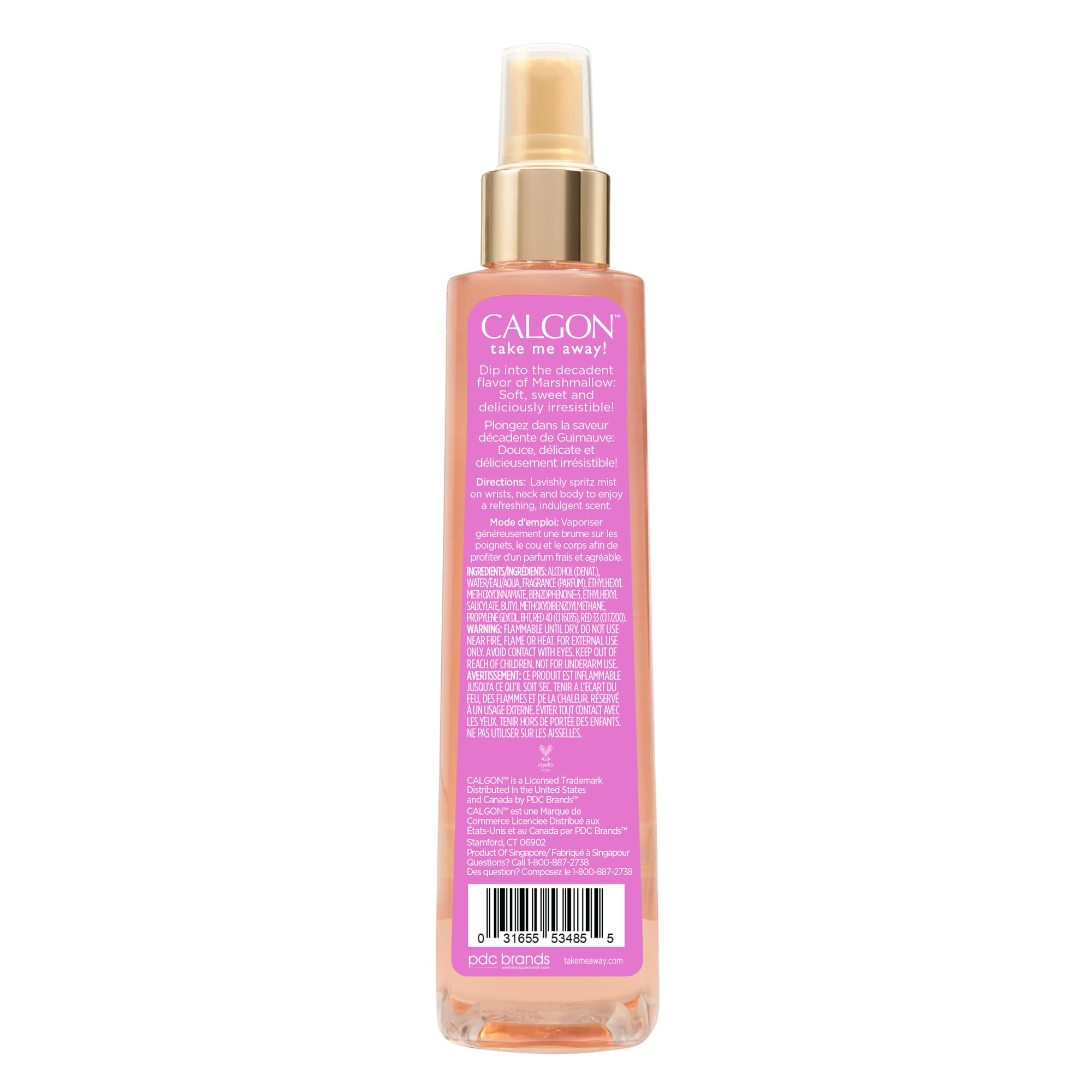 Calgon Fragrance Body Mist (Marshmallow, 8-Ounce)