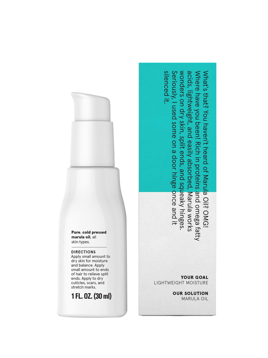 Acure The Essentials Marula for Dry Skin & Hair Oil, 1 Oz