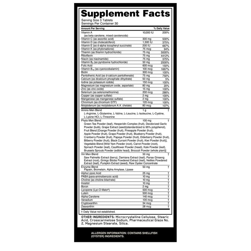 Optimum Nutrition Opti-Men Daily Multivitamin Supplement, 90 Count