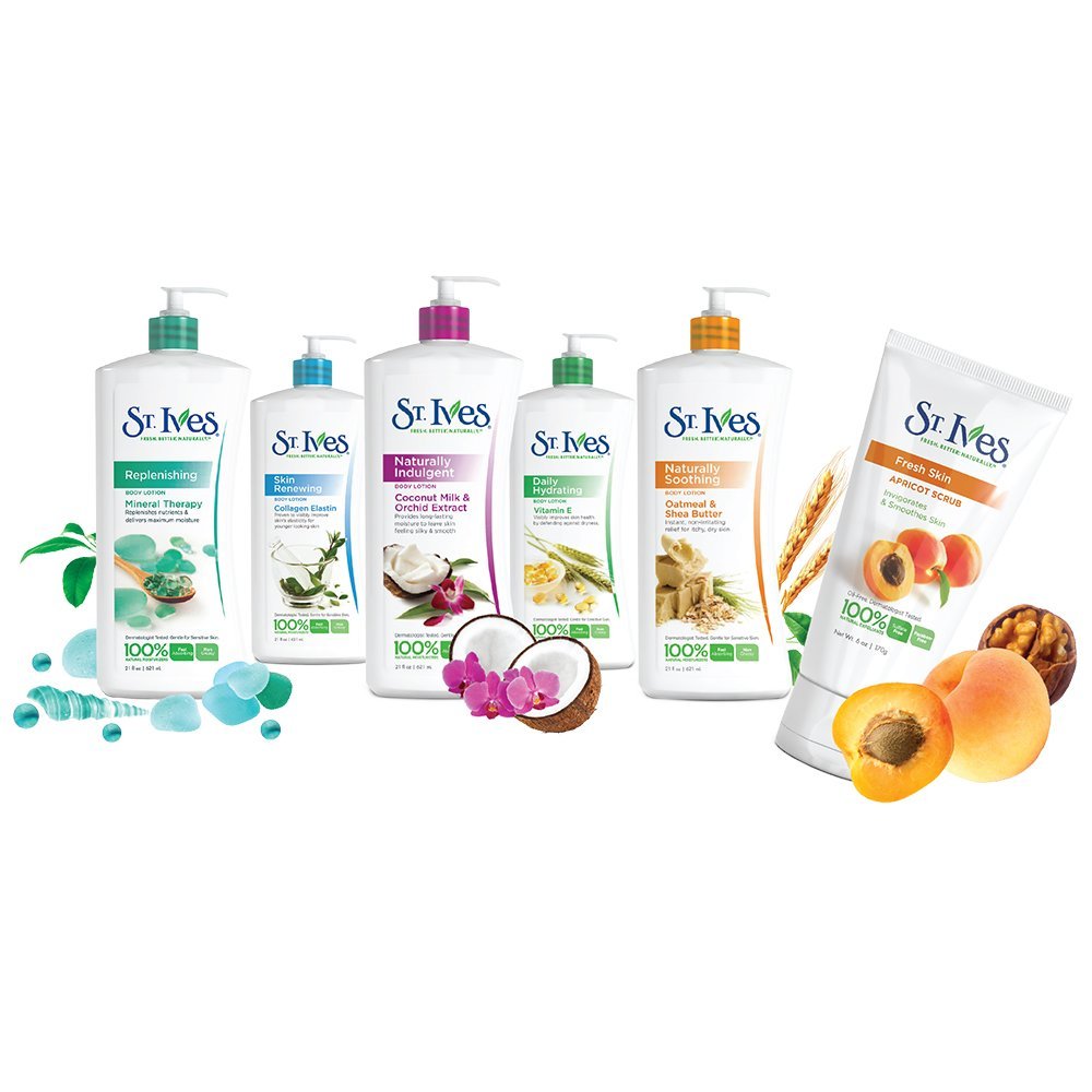 St. Ives Naturally Soothing Oatmeal & Shea Butter Body Lotion, 621 ml