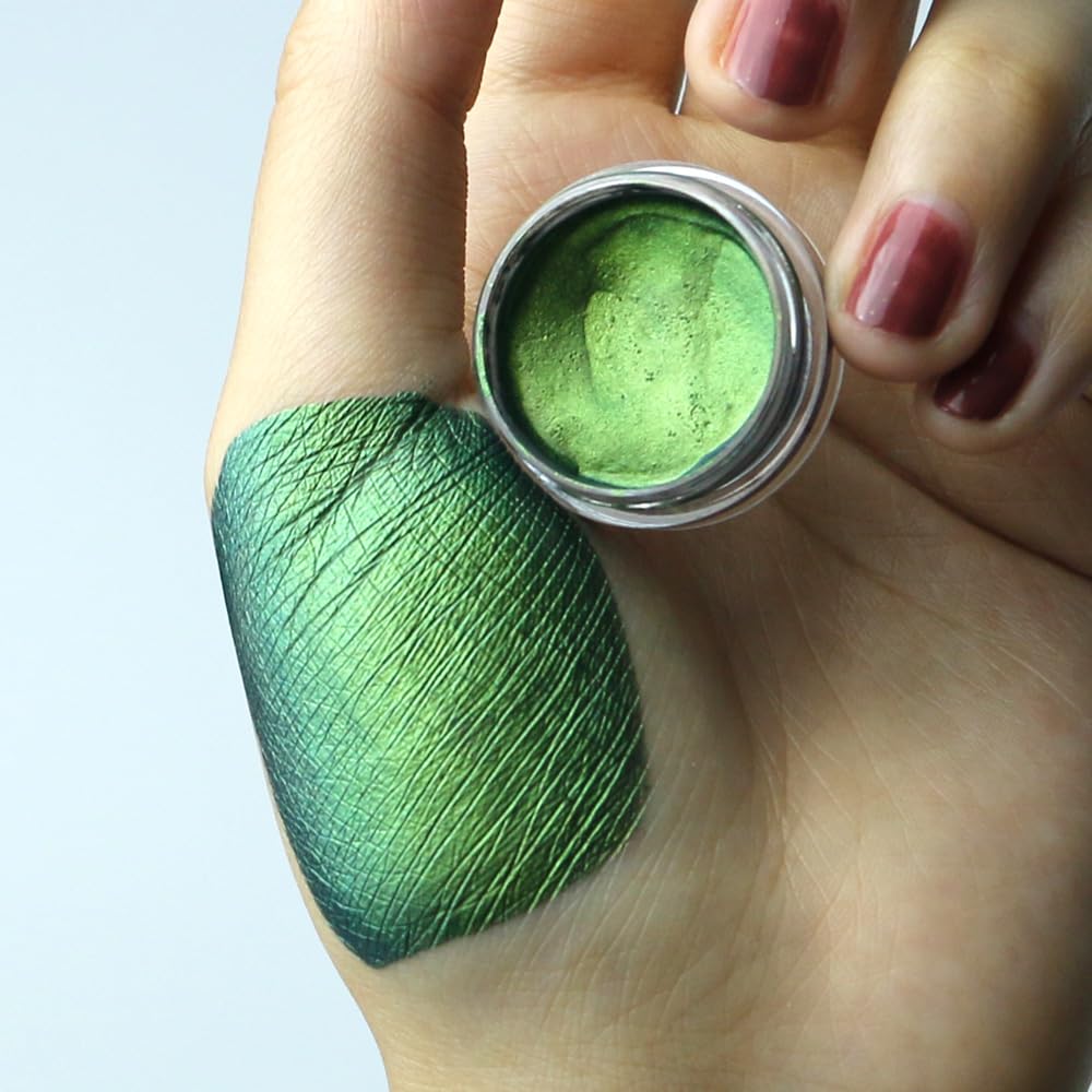 Bowitzki Duochrome Eyeliner Shimmer Gradient Color Retro Liner Makeup Water Activated Eye Liner (Chameleon)