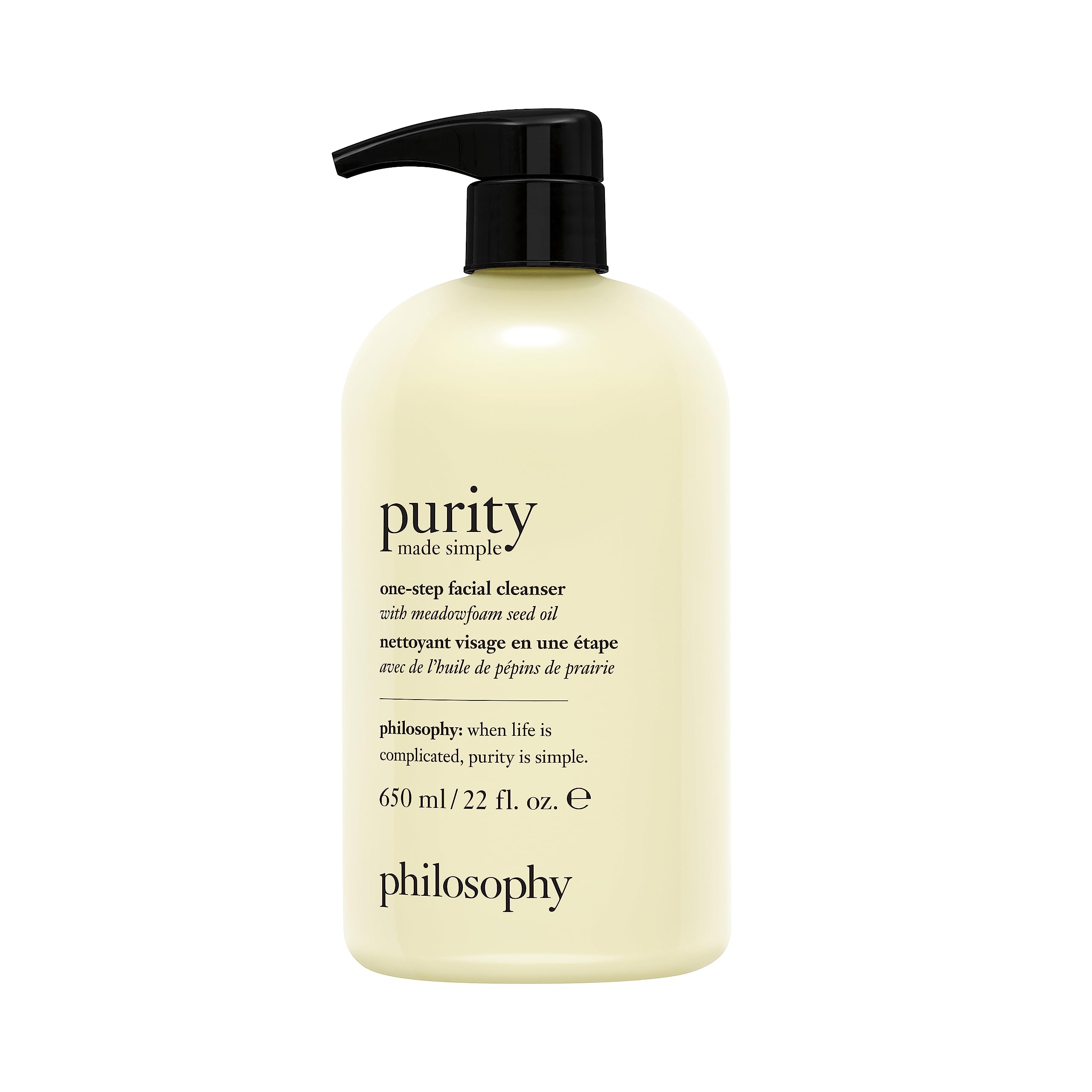 philosophy purity made simple facial cleanser 22 fl oz