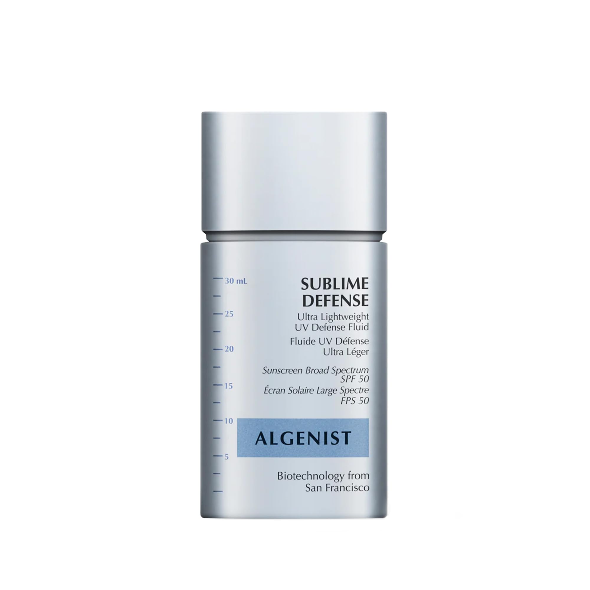 Algenist Ultra Lightweight UV Defense Fluid SPF 50 for Women, 1 Ounce