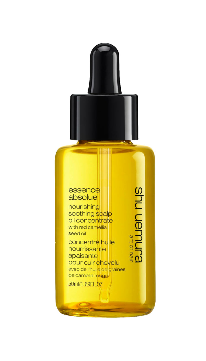Shu Uemura Essence Absolue Pre-Shampoo & Nourishing Treatment Oil - Soothes Dry and Flaky Scalp, Leaves Scalp Moisturized and Balanced, Nourishes For Soft and Shiny Hair