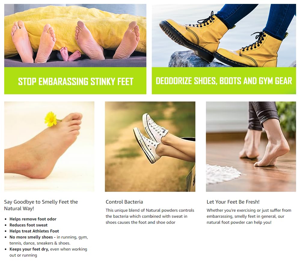 Milcu Underarm & Foot Deodorant Powder 80 grams Large Size