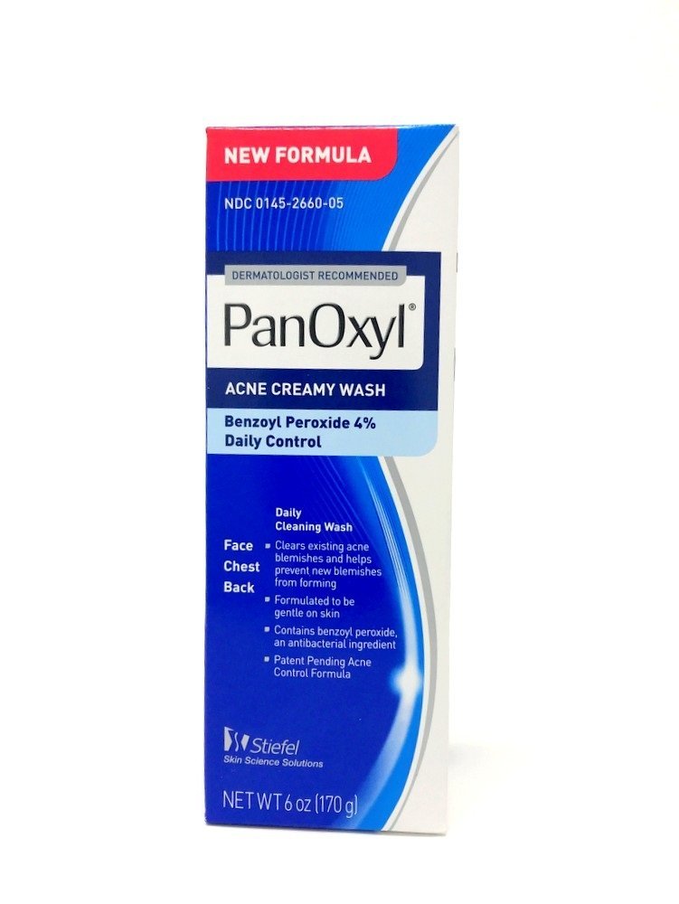 Panoxyl 4 Acne Creamy Wash, 6-Ounce
