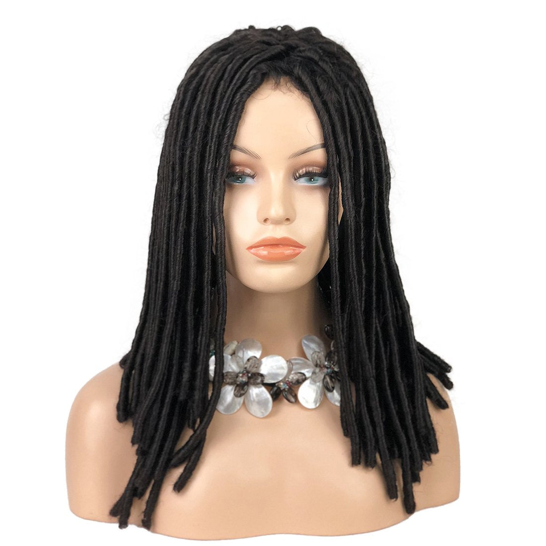 4# Dark Brown : Lydell Twist Hair Crotchet Braids Wigs Synthetic Dreadlocks Braids Hair Wig (4# Dark Brown)