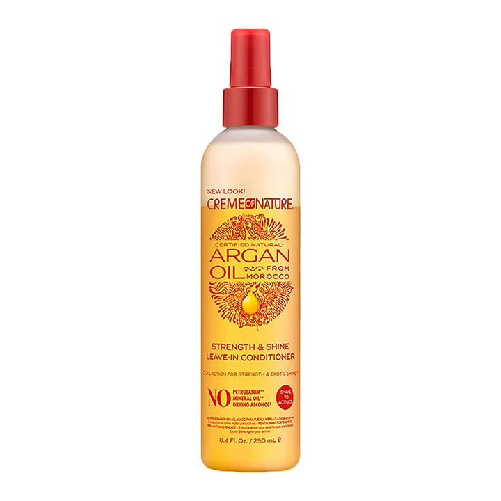 Creme of Nature Argan Oil Strength and Shine Leave-In Conditioner, 8.45 Ounce