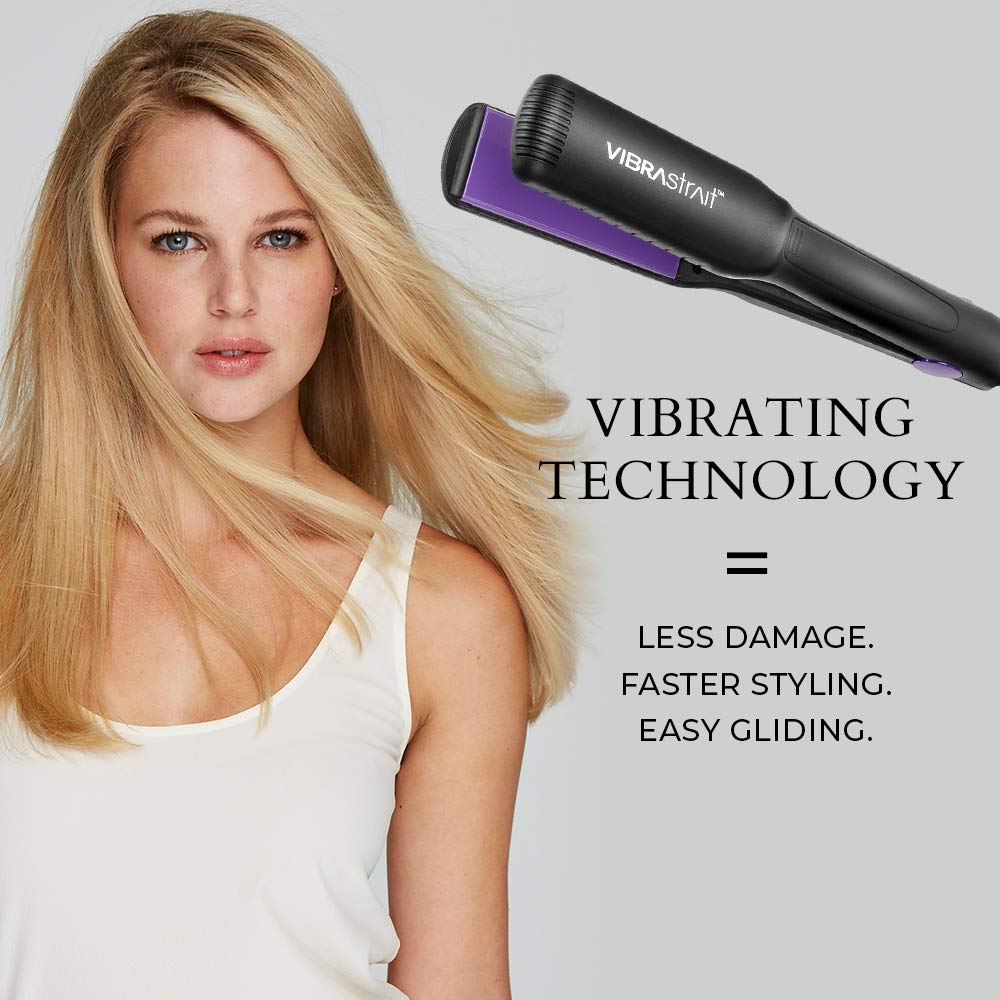 1-1/2 : VIBRAstrait Dual Temperature Oscillating Flat Iron, 1-1/2, Purple