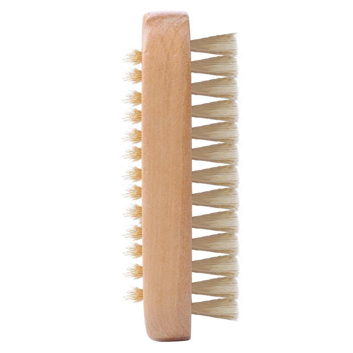 Cleaning Nail Brush Wood 2 Side with Natural Boar Bristle for Manicure Pedicure Women Kids 4 Pack