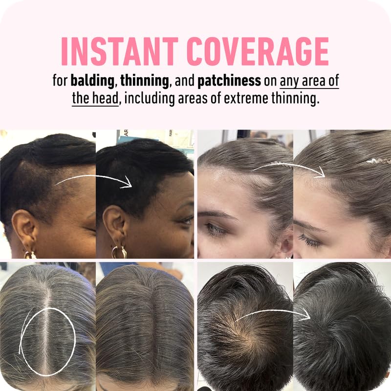 BOLDIFY Hairline Powder - Root Touch Up Hair Color for Gray Coverage - Bald Spot Concealing Hair Powder for Women & Men - 48-Hour Stain-Proof - Light Blonde