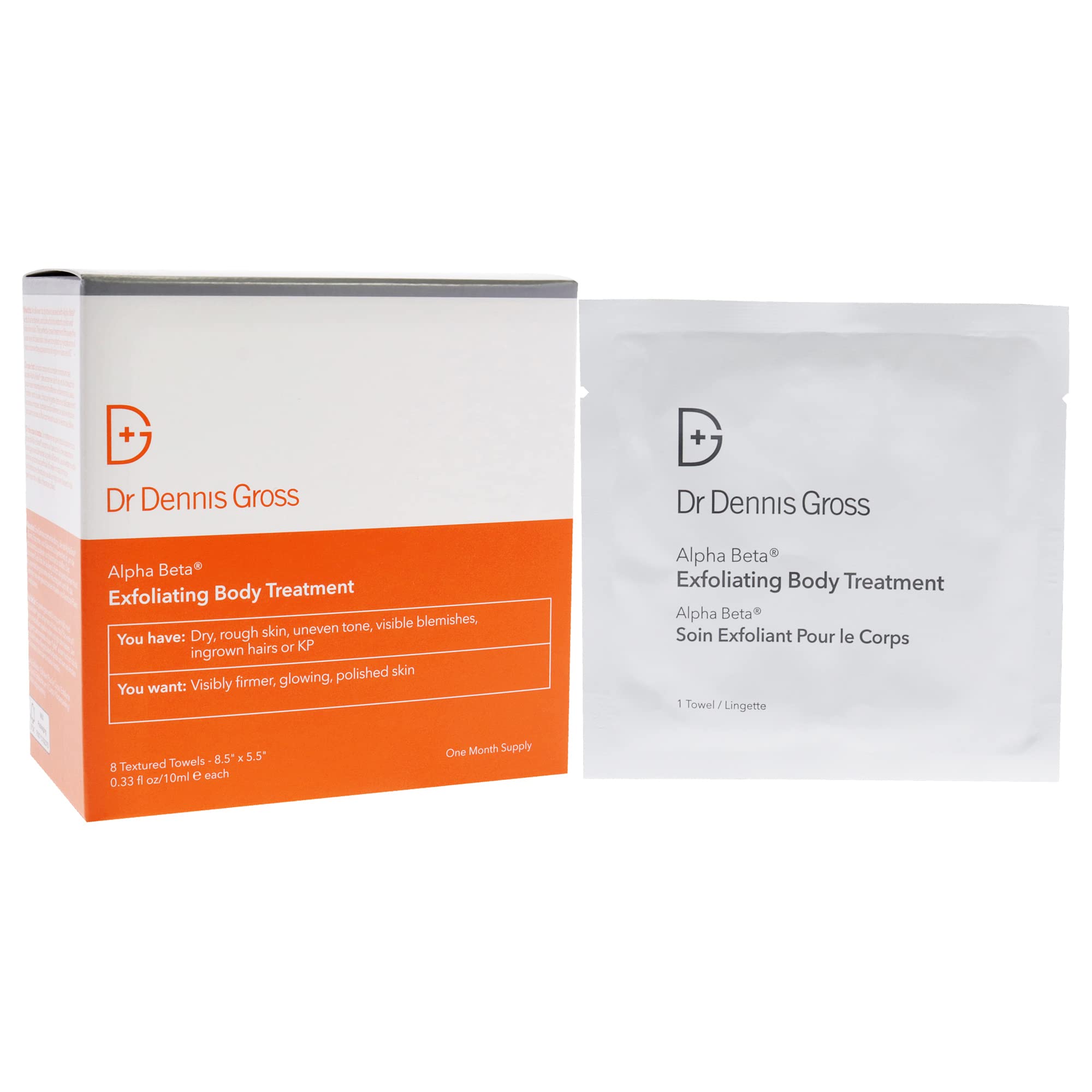 Dr. Dennis Gross Alpha Beta Exfoliating Body Treatment Pads Unisex 8 oz