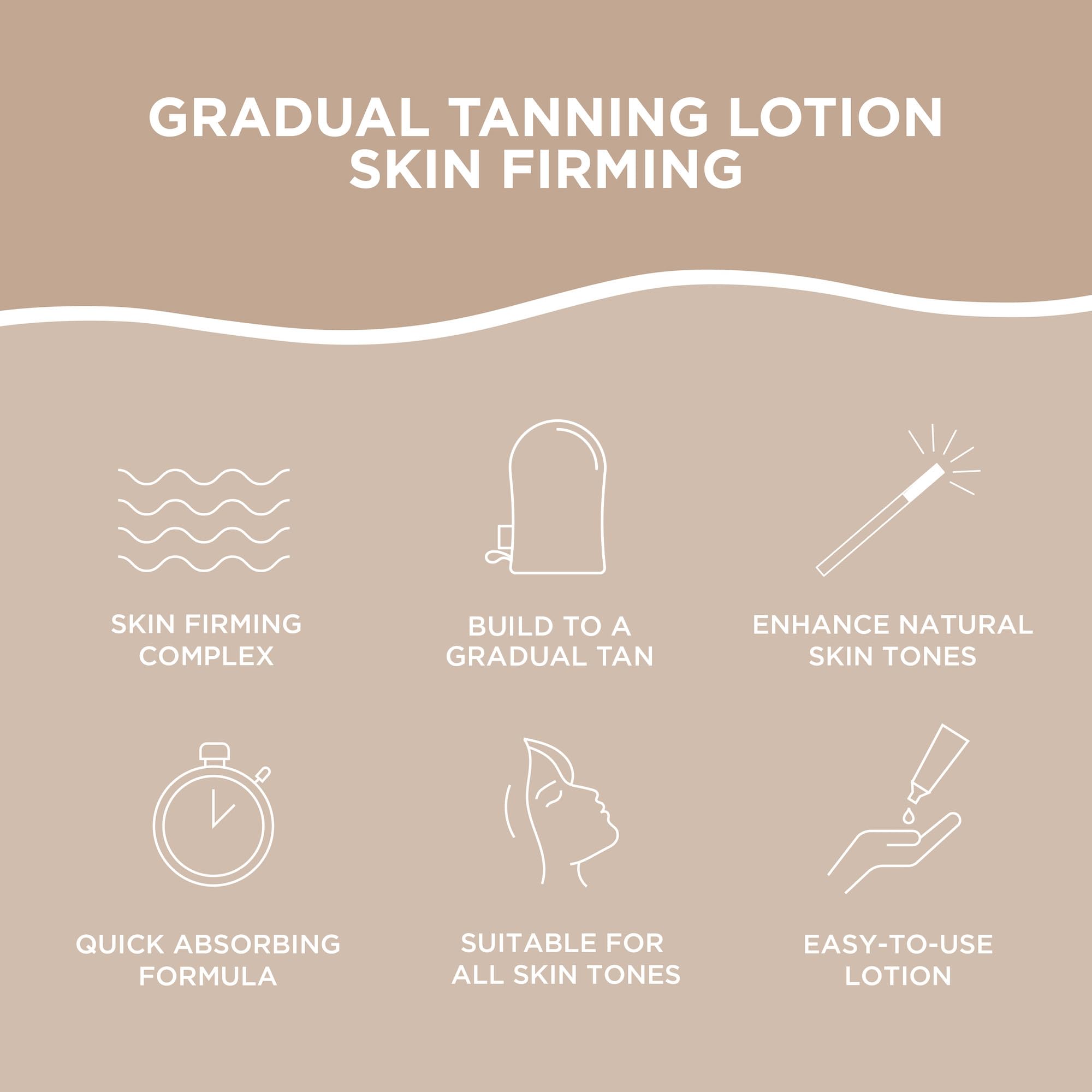 Bondi Sands Skin Firming Gradual Tanning Lotion, Skin-Firming Complex Builds to a Natural-Looking Tan for Tight, Glowing Skin, 150 mL, 5.07 Fl. Oz.