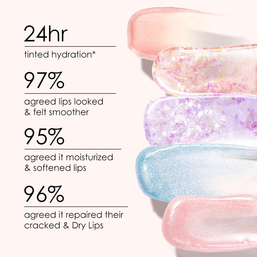 CATKIN Lip Balm Tinted Color Changing Lipstick Ultra Hydrating Lip Moistrurizer Chapstick with Vitamin E Nourishing For Cracked & Dry Lips 0.12 oz C08 Mermaid