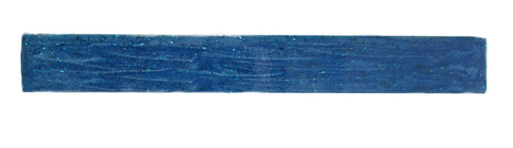 Blue Enamel : Caravan Metal Automatic Tight Barrette Decorated French Hand, Blue Enamel