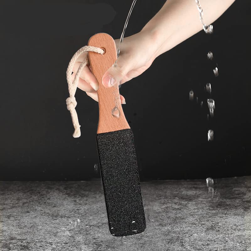 Exfoliating Foot File, Callus & Dead Skin Remover for Men/Women in or Out of Shower, Pedicure Tool for Dry Cracked feet, Heels, Hands. Scrubber for Foot Care to Embrace Well-Being by InComfort