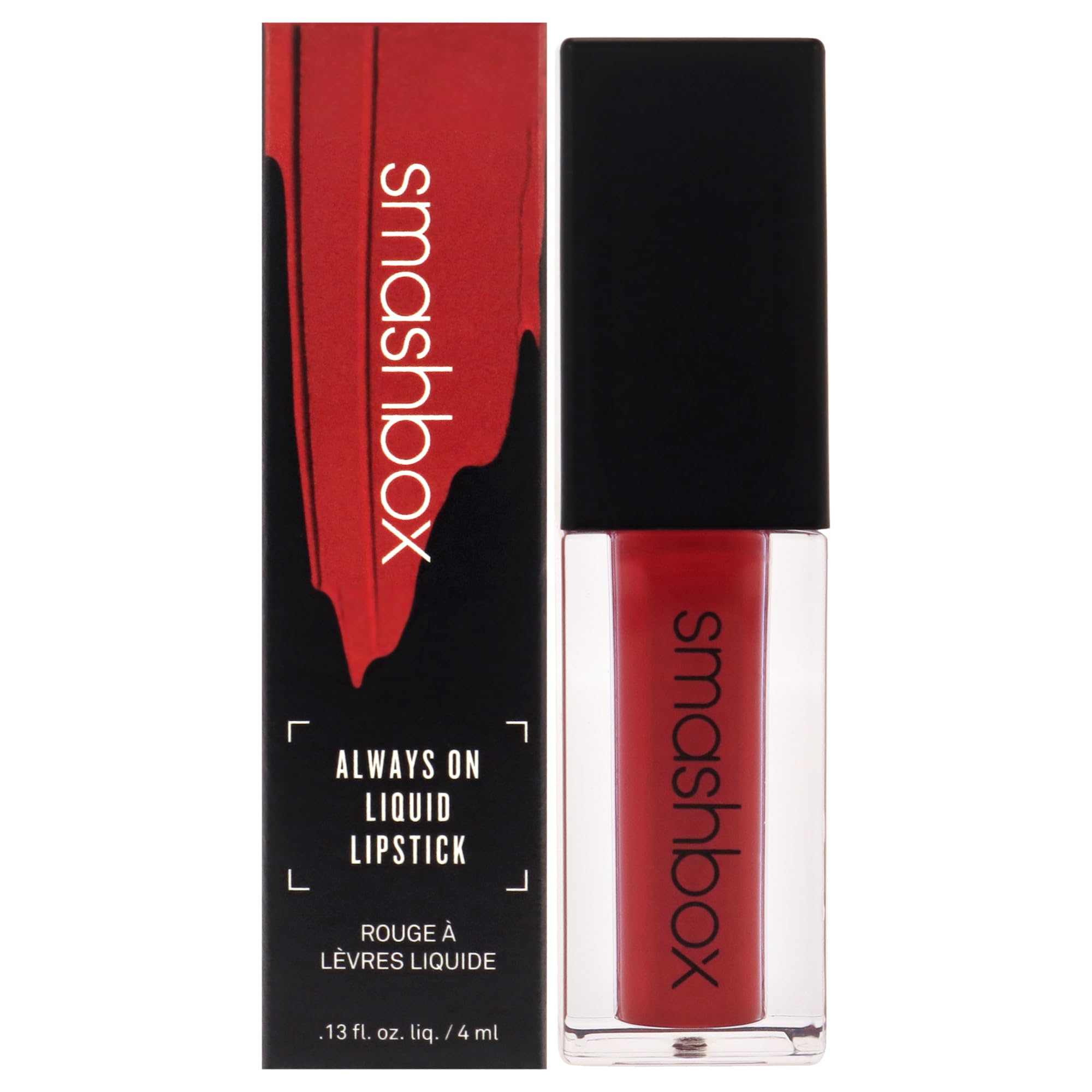 Smashbox Lipstick, Red, Bawse (Matte)