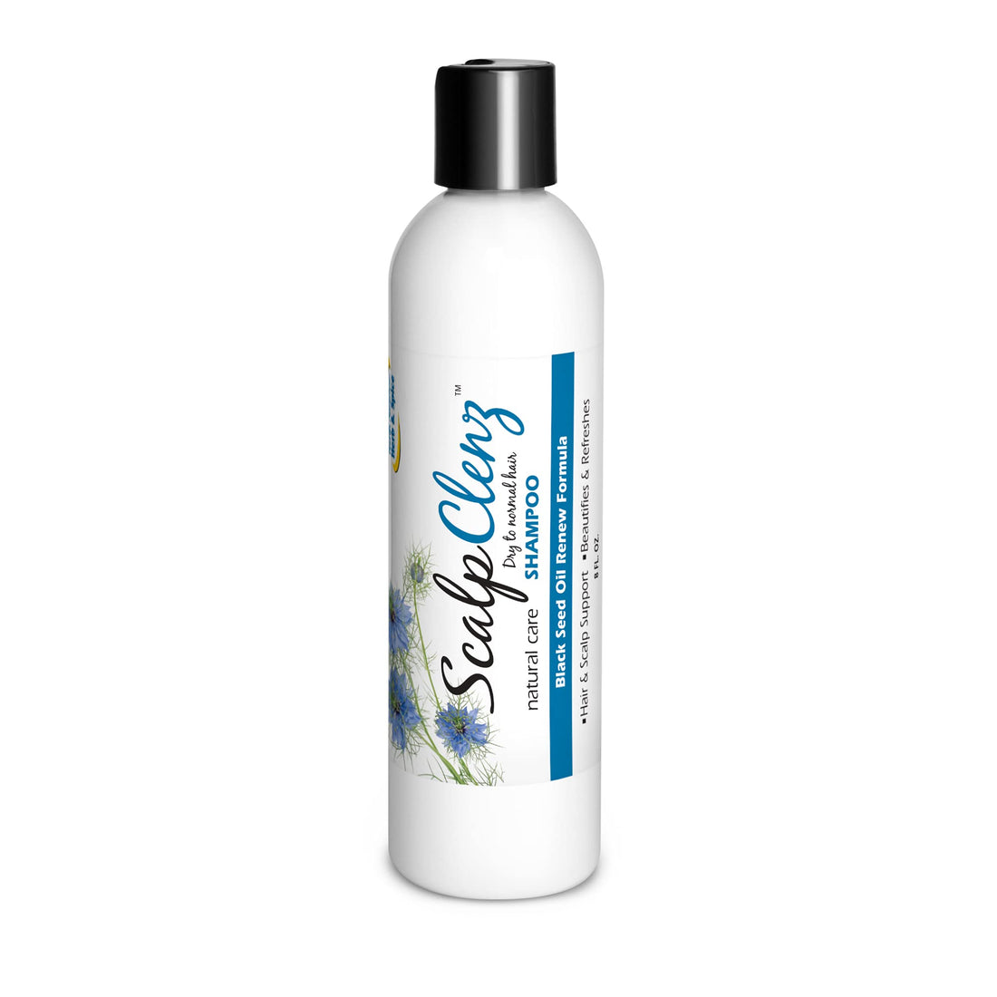North American Herb & Spice ScalpClenz Shampoo - 8 fl oz - Black Seed Oil Renew Formula - Hair & Scalp Support, Beautifies & Refreshes - Non-GMO