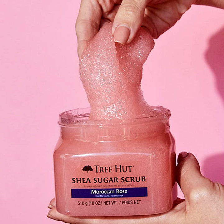 Tree Hut Shea Sugar Body Scrub Moroccan Rose, 510g