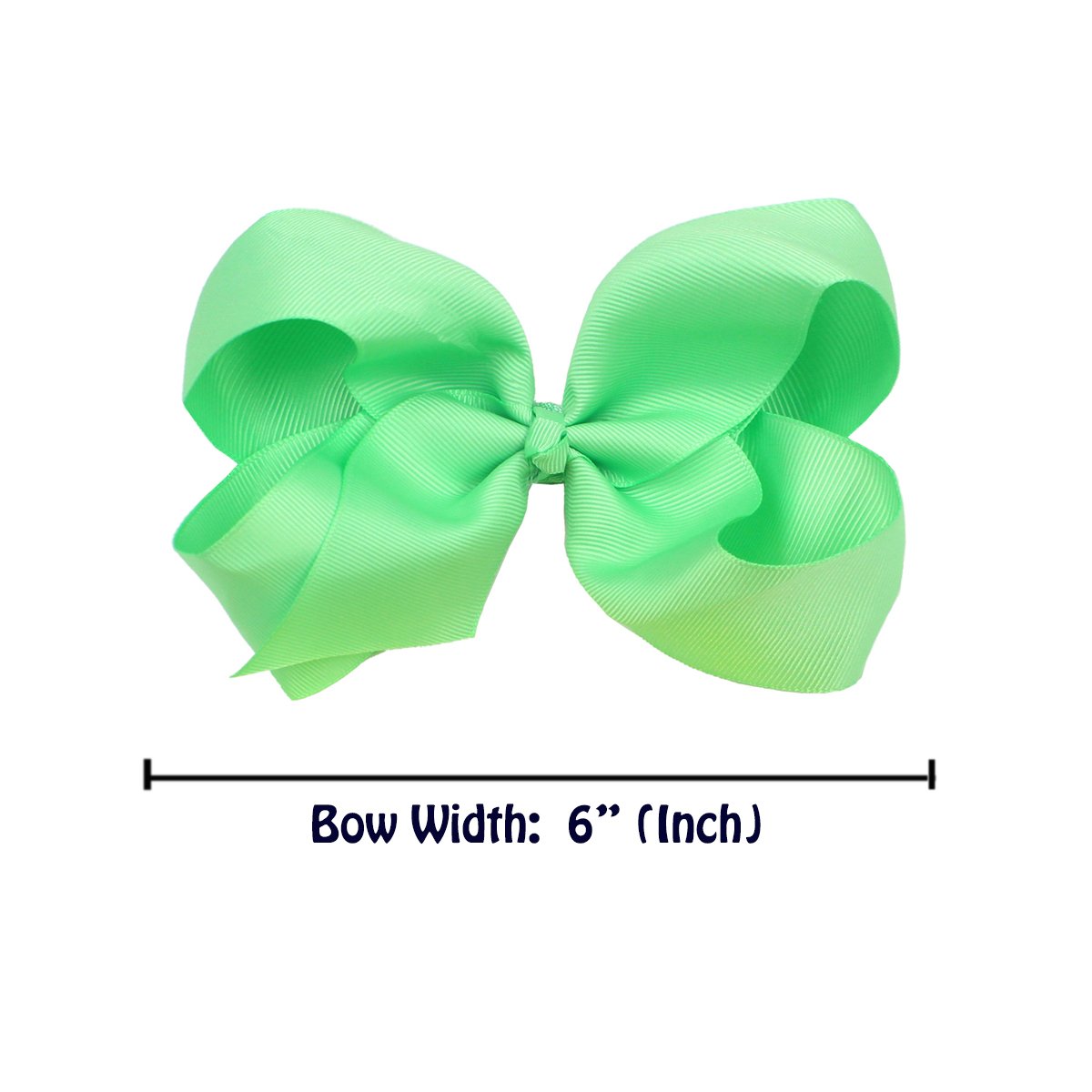 CÉLLOT 40 Pieces 6 Inch Hair Bows for Girls Clips Grosgrain Ribbon Boutique Hair Bow Alligator Clips For Girls Teens Toddlers Kids
