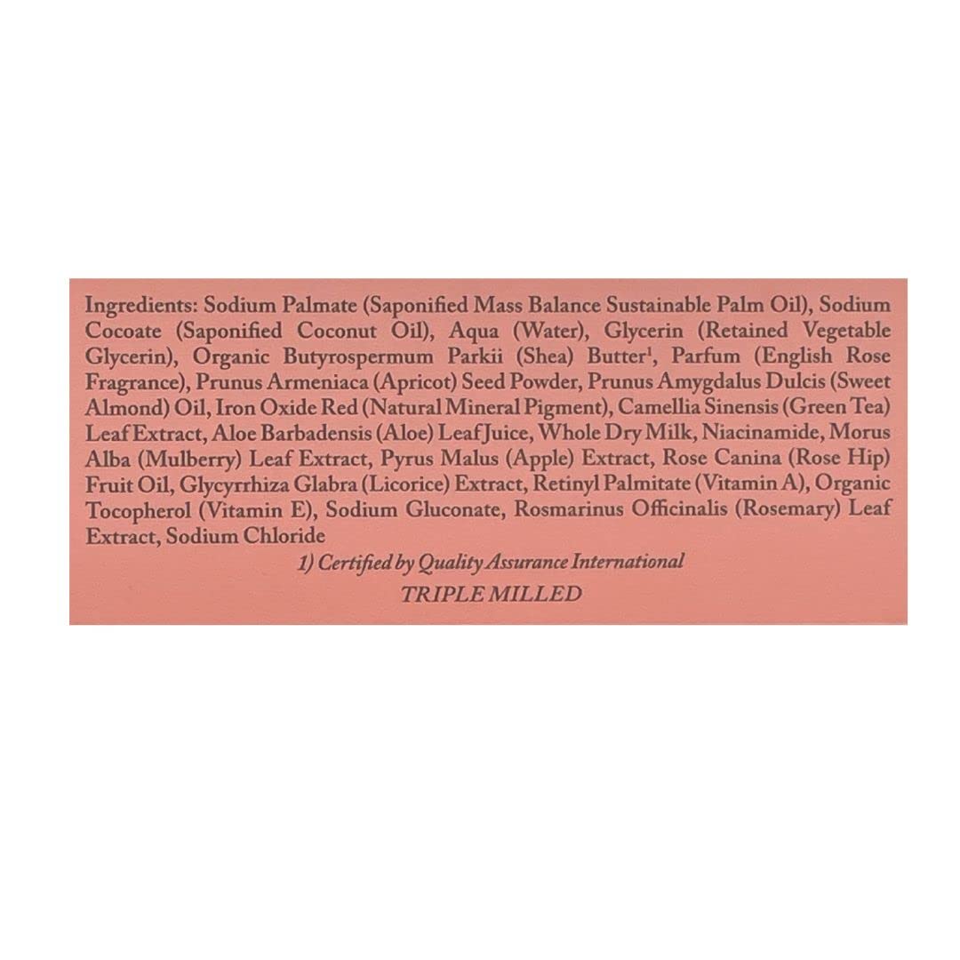 Dr. Woods Dr. woods skin Illuminating English Rose bar soap with organic shea butter, 5.25 ounce (pack of 3)