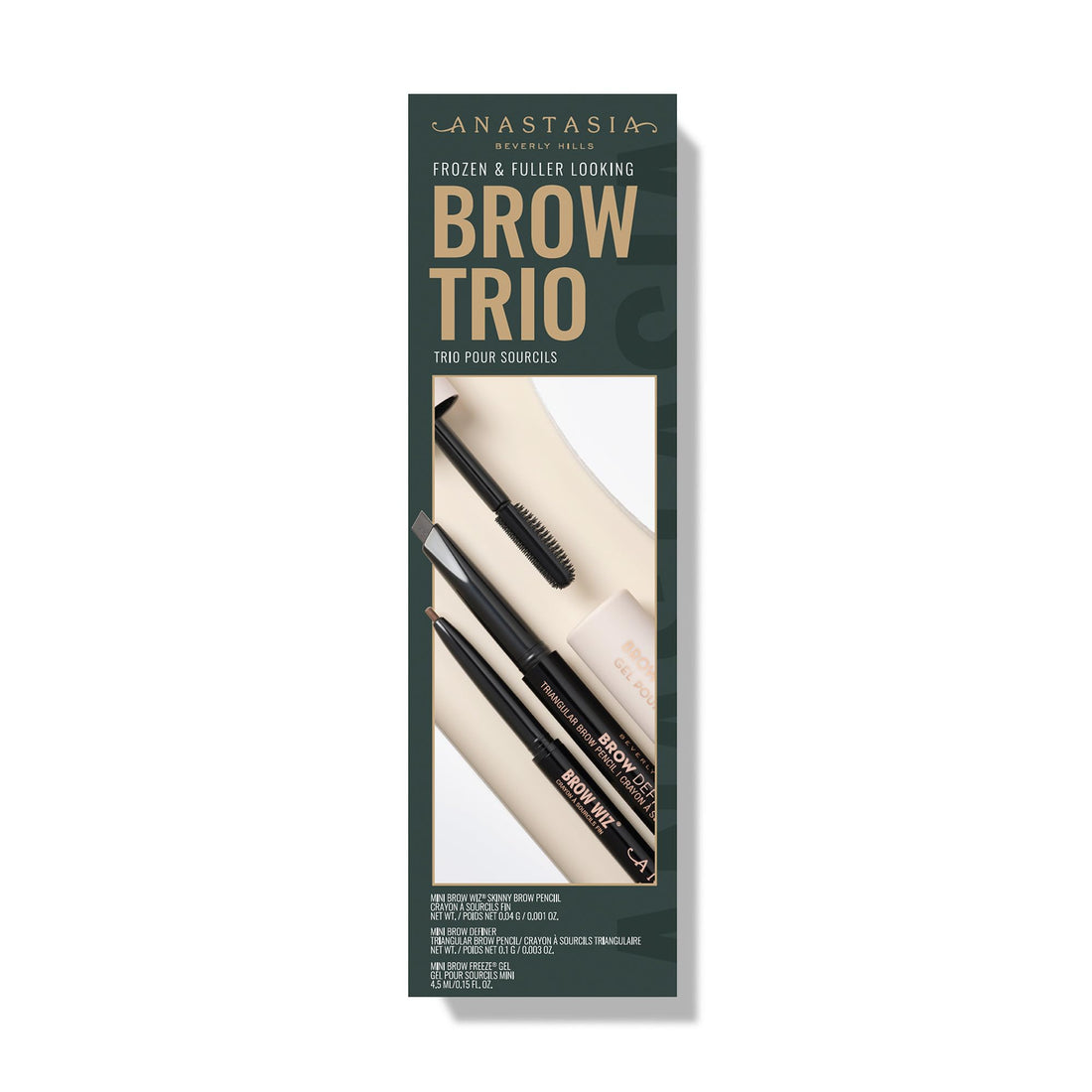Anastasia Beverly Hills - Frozen & Fuller Looking Brow Trio - Ebony