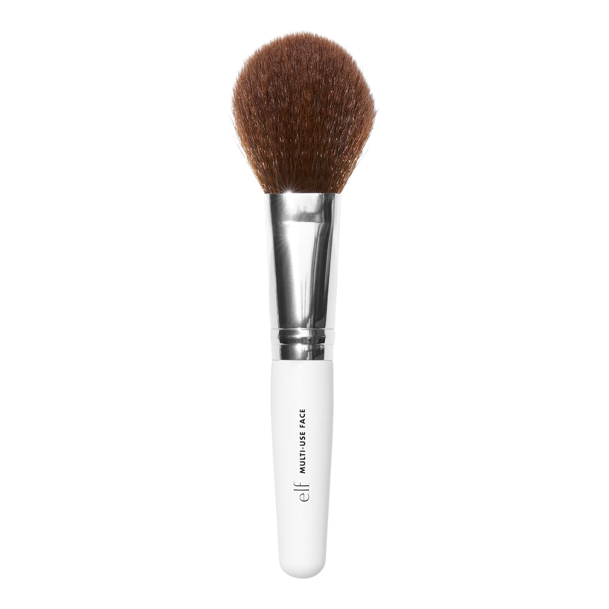 e.l.f. Multi-Use Face Brush, Versatile Makeup Brush For Applying Foundation, Bronzer & Blush, Use With Powder, Cream & Liquid, Vegan & Cruelty-Free