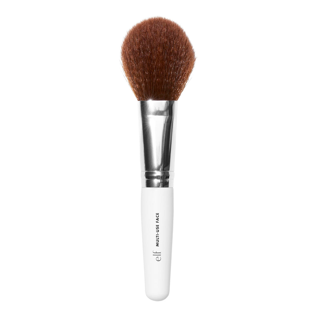 e.l.f. Multi-Use Face Brush, Versatile Makeup Brush For Applying Foundation, Bronzer & Blush, Use With Powder, Cream & Liquid, Vegan & Cruelty-Free
