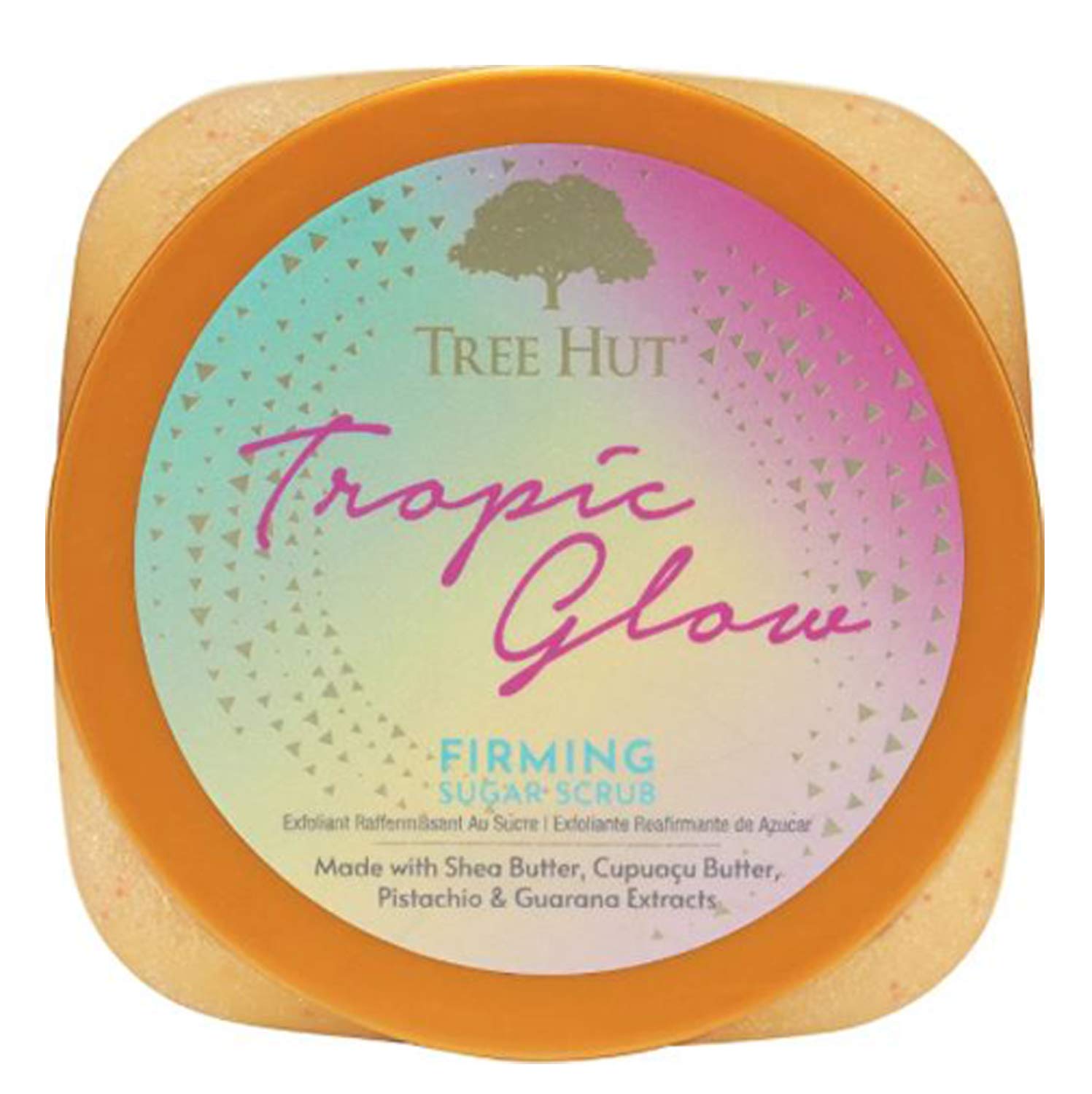 TREE HUT Tropic Glow Firming Sugar Scrub 18 Oz! Formulated With Real Sugar, Certified Shea Butter And Guarana Extract! Exfoliating Body Scrub That Leaves Skin Feeling Soft & Smooth! (Tropic Glow Scrub