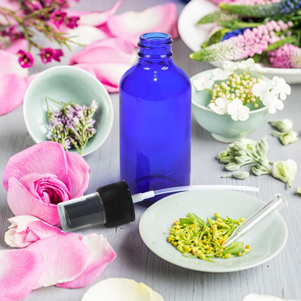 Glass Spray Bottle, Wedama Amber 16 2oz Glass Spray Bottle Accessories for Watering Flowers Cleaning